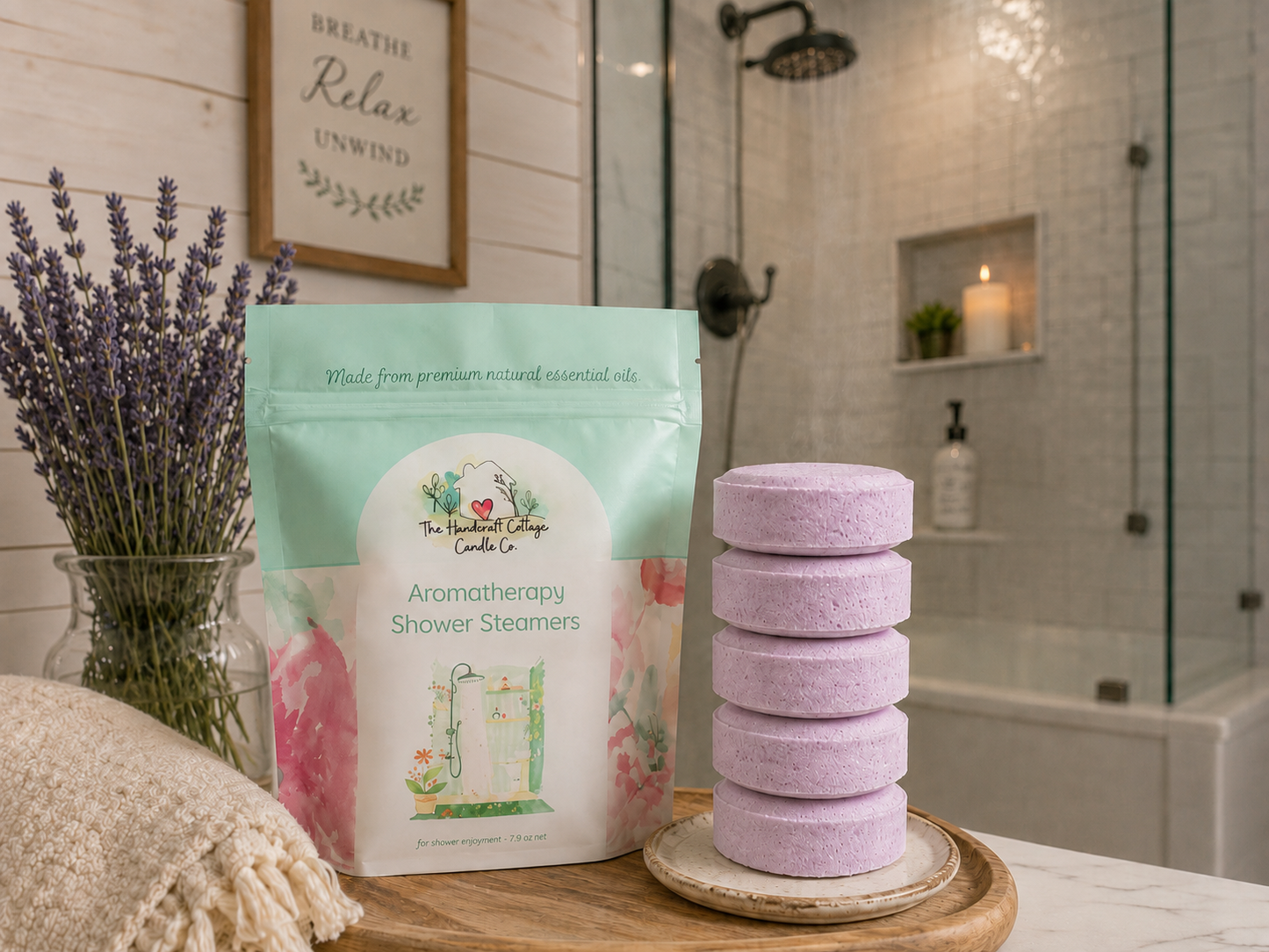 Lavender Shower Steamers
