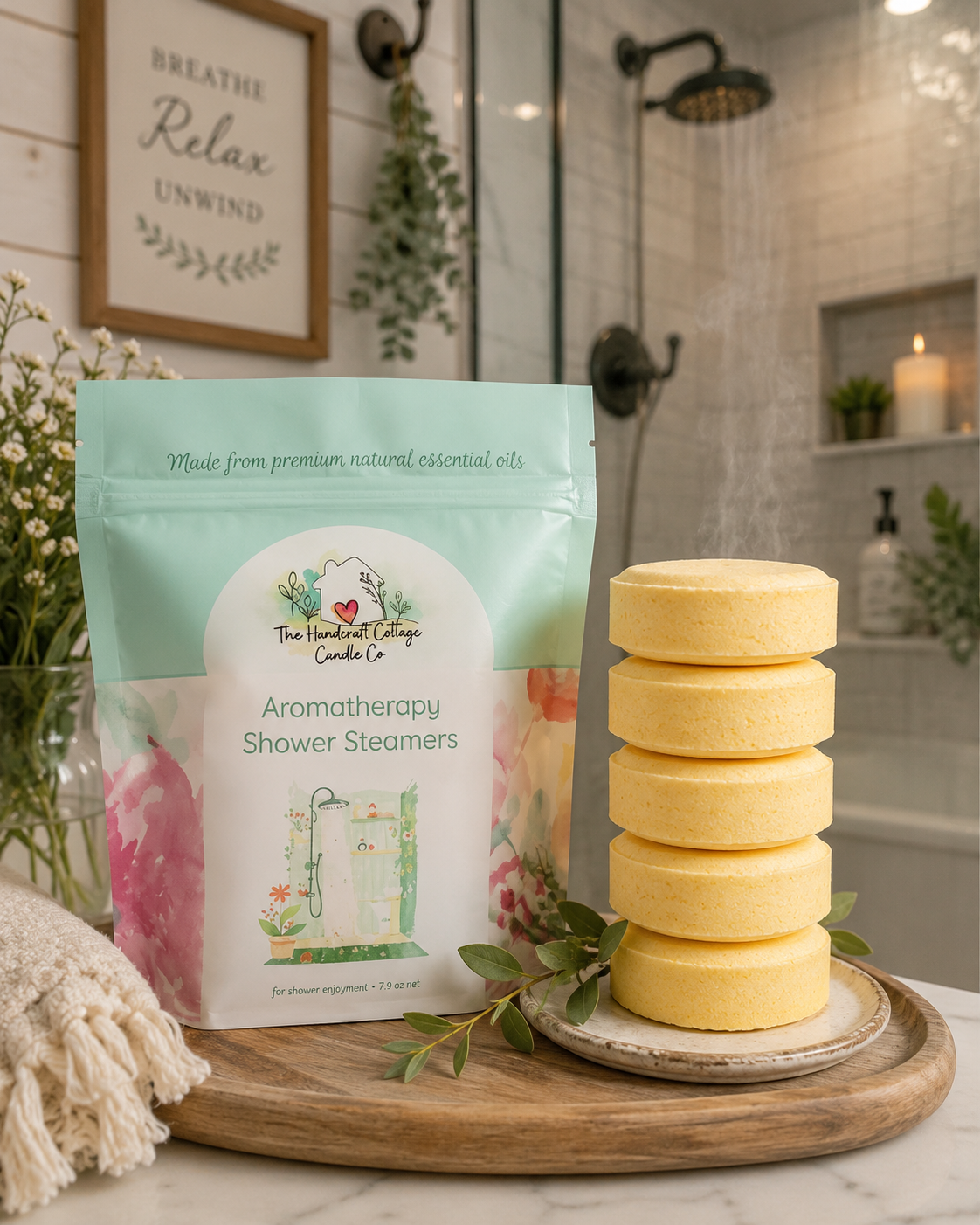 Lemon Shower Steamers