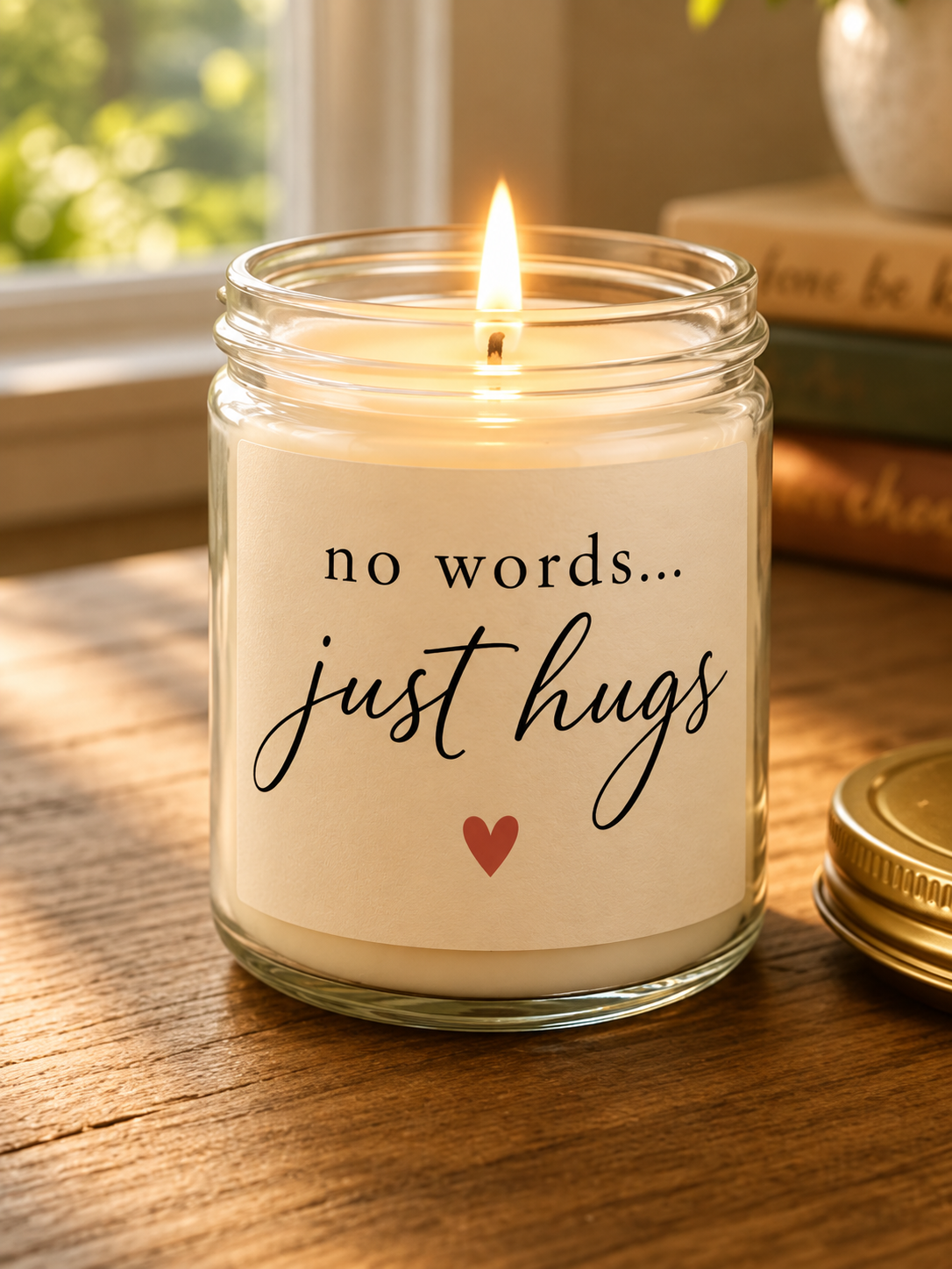 NO WORDS...JUST HUGS Candle
