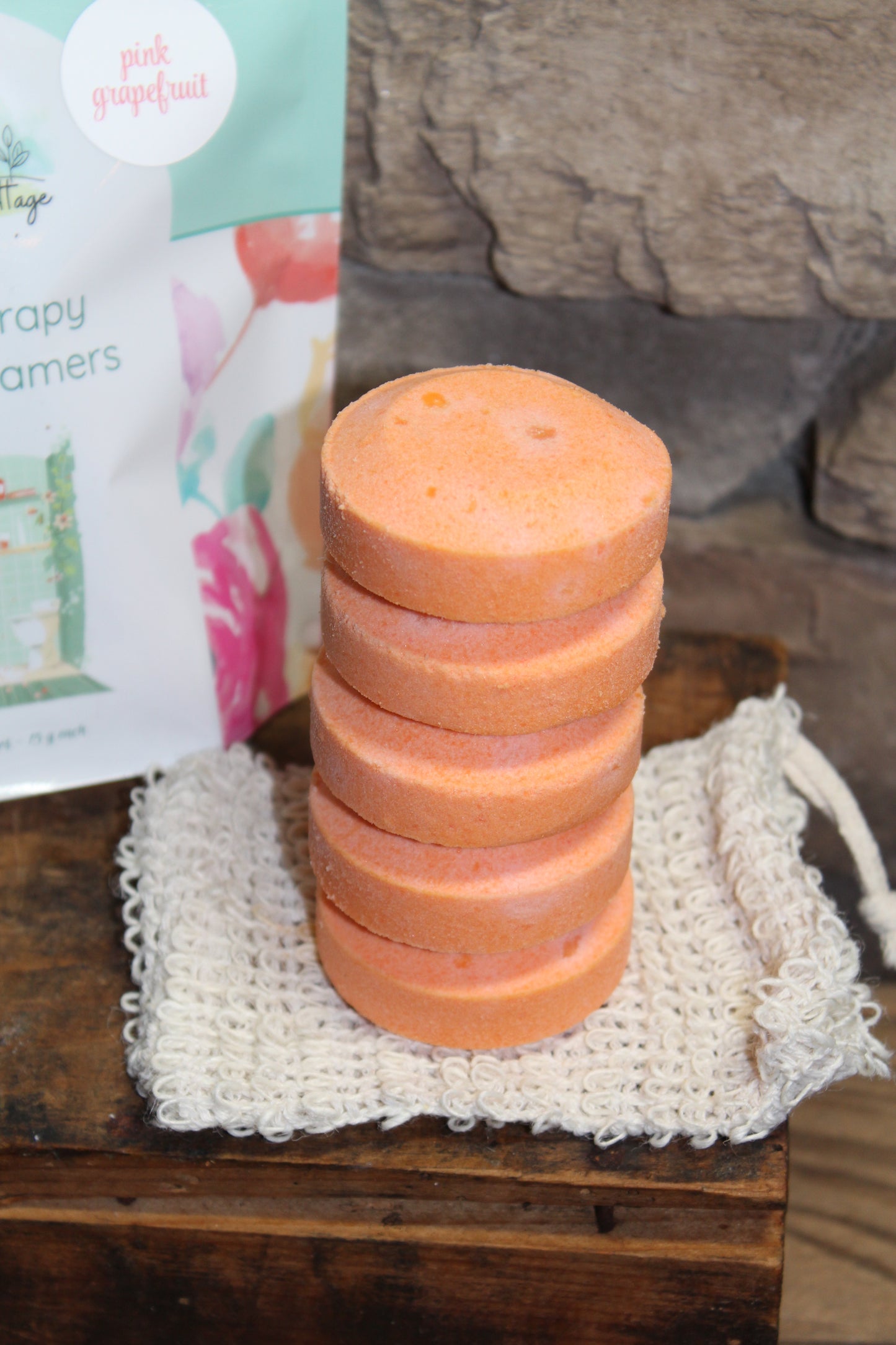 Pink Grapefruit Shower Steamers