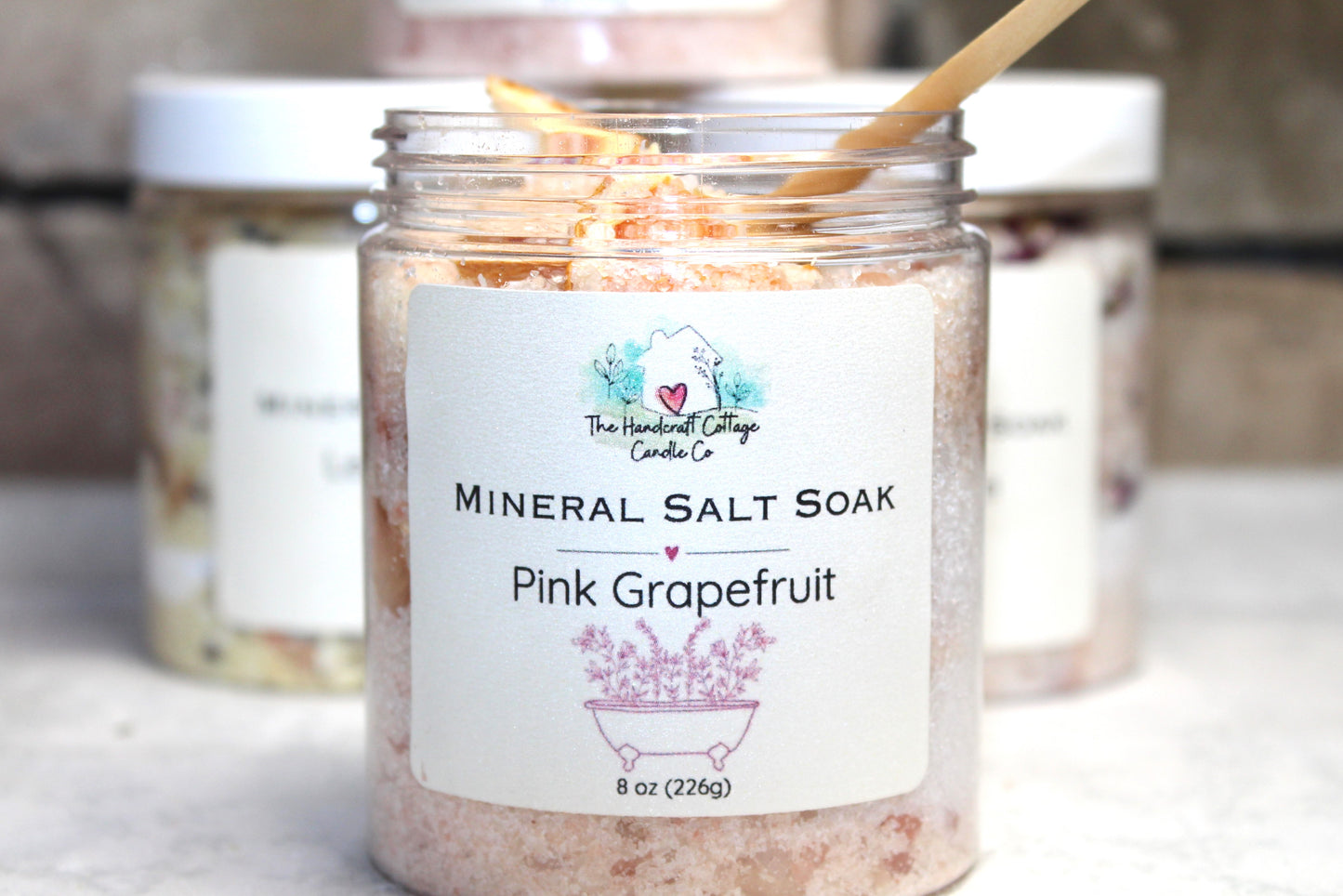 Pink Grapefruit Bath Salt Soak