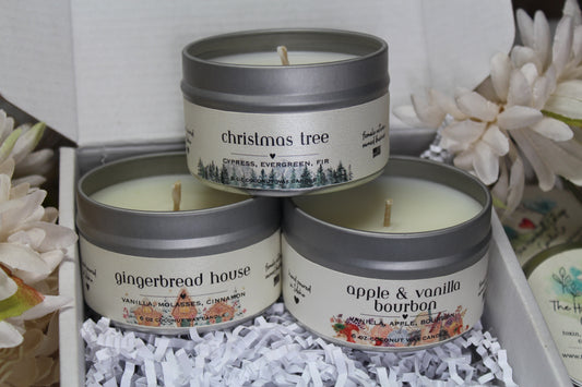 Christmas Candle 3 pack Gift Box